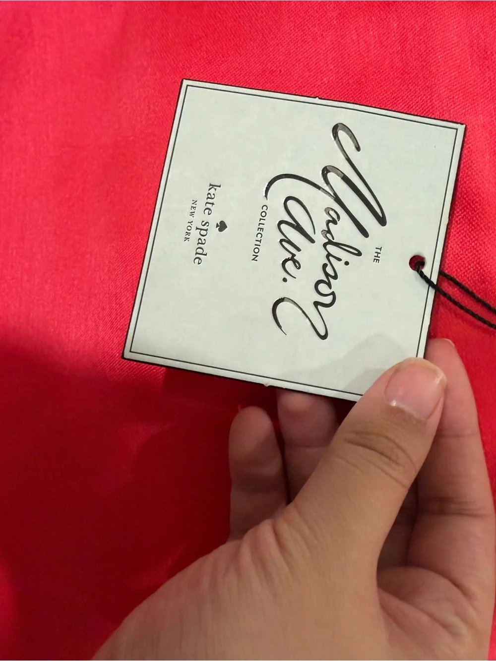 NWT Kate Spade Madison Ave Collection Red Pencil Skirt Size 4